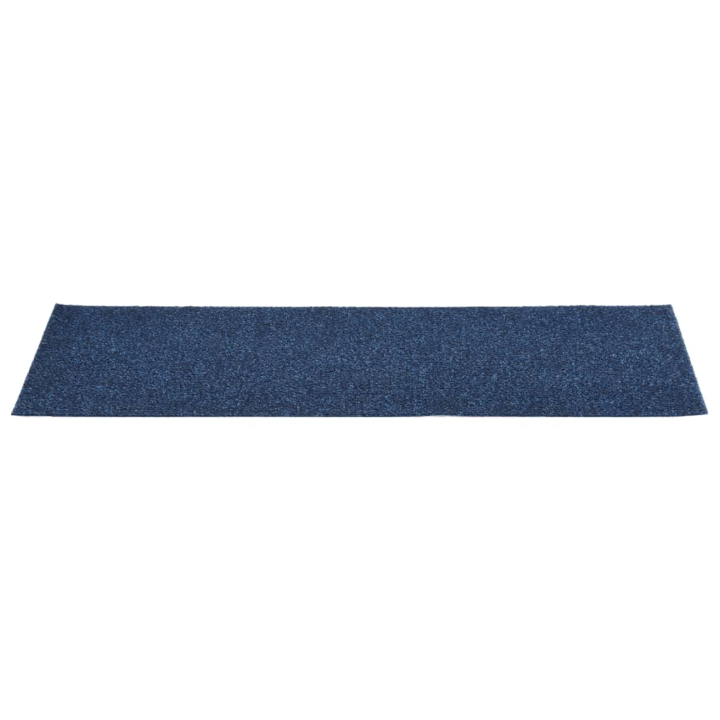 Selbstklebende Treppenmatten 15 Stk. Rechteckig 76x20 cm Blau