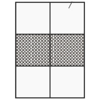 Thumbnail for Duschwand für Begehbare Dusche mit Klarem ESG-Glas 140x195 cm