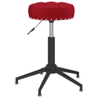 Thumbnail for Essstühle 2 Stk. Drehbar Weinrot Samt