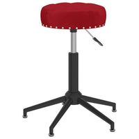 Thumbnail for Essstühle 2 Stk. Drehbar Weinrot Samt