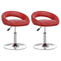 Thumbnail for Esszimmerstühle 2 Stk. Drehbar Weinrot Kunstleder