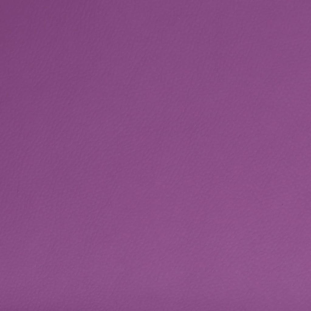 Esszimmerstühle 2 Stk. Drehbar Lila Kunstleder