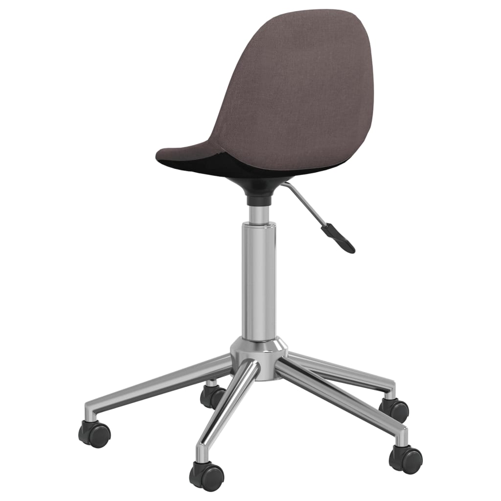 Esszimmerstühle 2 Stk. Drehbar Taupe Stoff