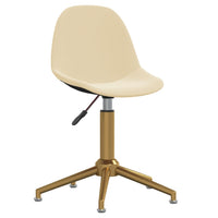 Thumbnail for Esszimmerstuhl Drehbar Creme Samt