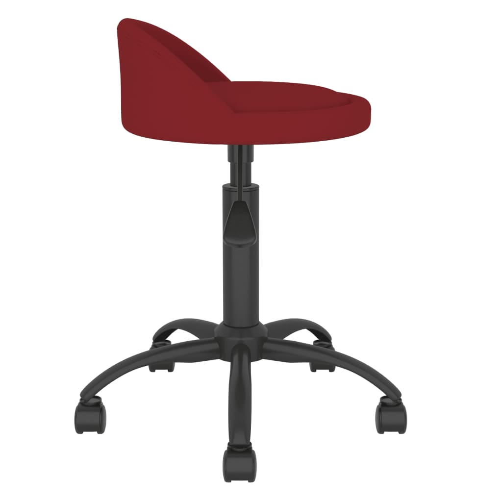 Esszimmerstühle 2 Stk. Drehbar Weinrot Samt