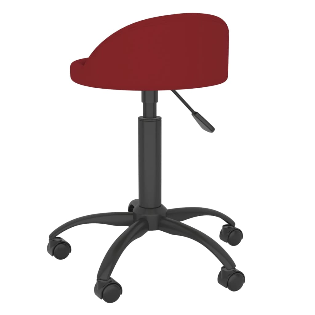 Esszimmerstühle 2 Stk. Drehbar Weinrot Samt