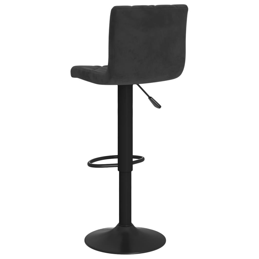 Barhocker Schwarz Samt