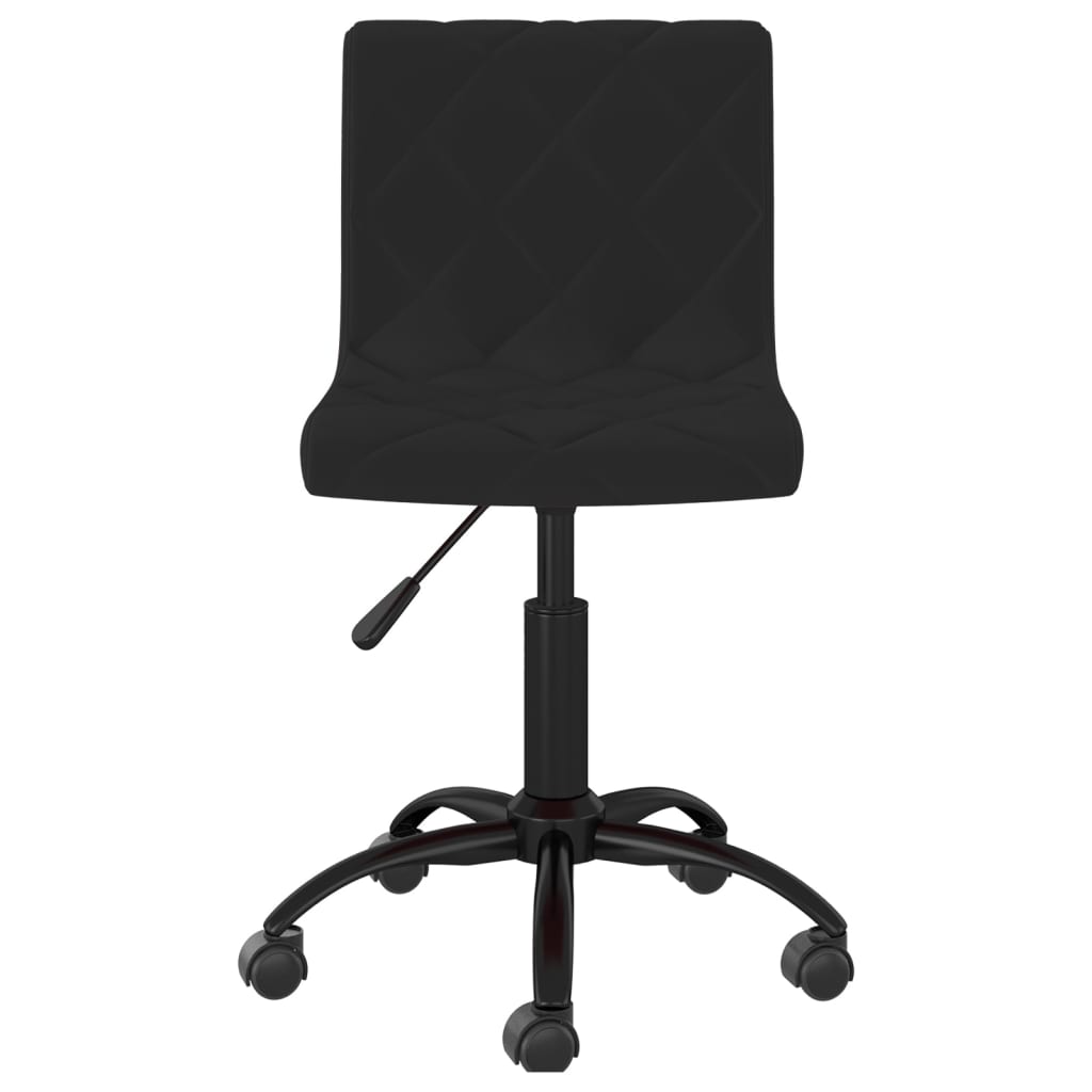 Esszimmerstühle 2 Stk. Drehbar Schwarz Samt