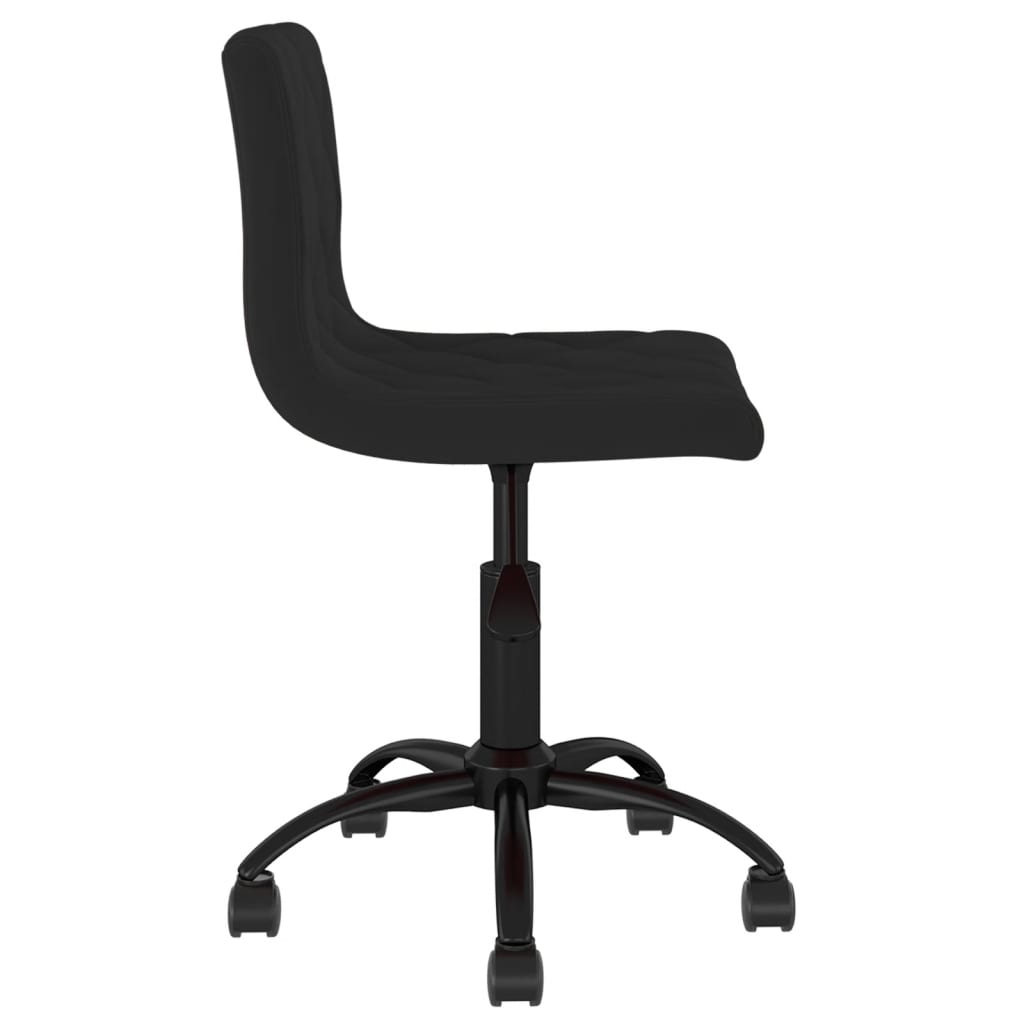 Esszimmerstühle 2 Stk. Drehbar Schwarz Samt