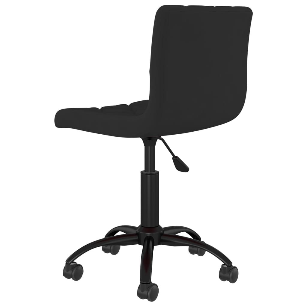 Esszimmerstühle 2 Stk. Drehbar Schwarz Samt