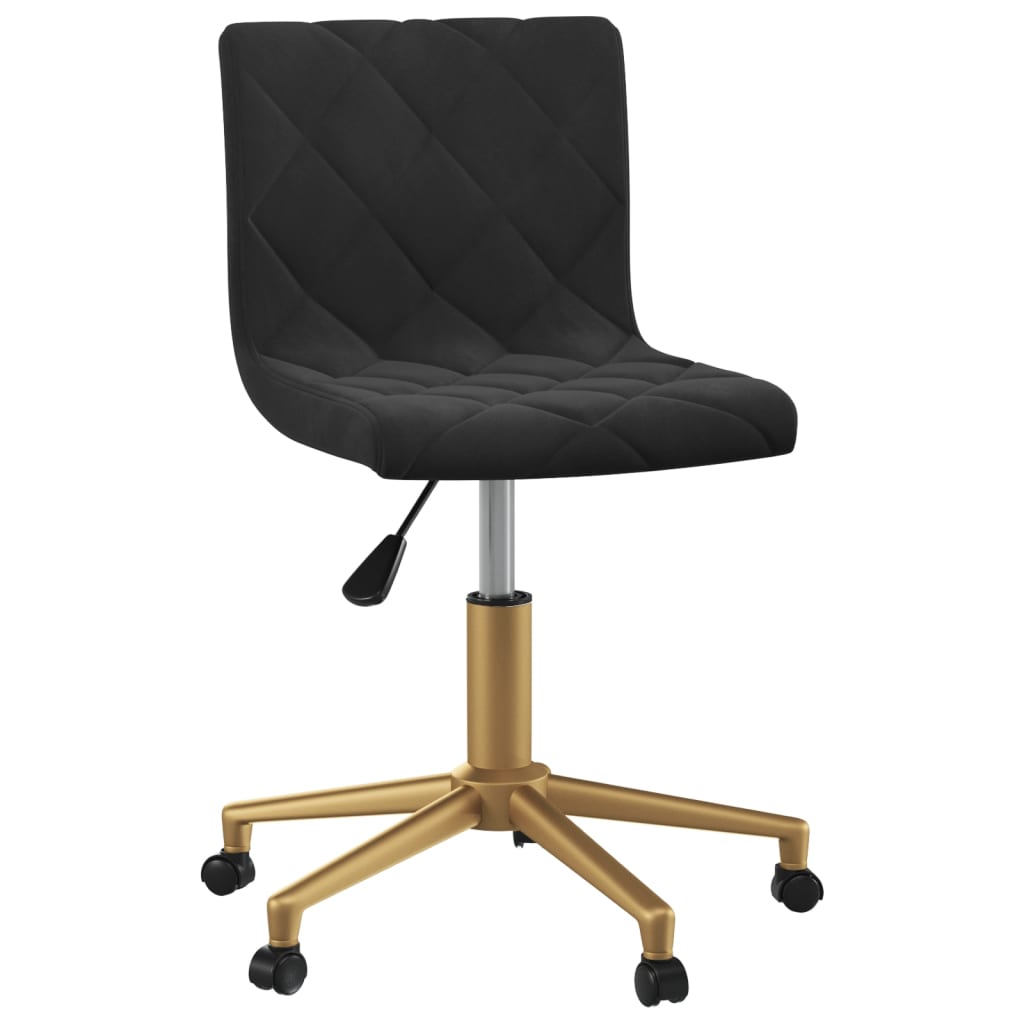 Esszimmerstuhl Drehbar Schwarz Samt