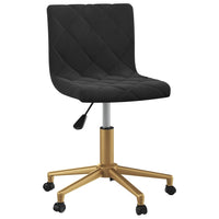 Thumbnail for Esszimmerstuhl Drehbar Schwarz Samt