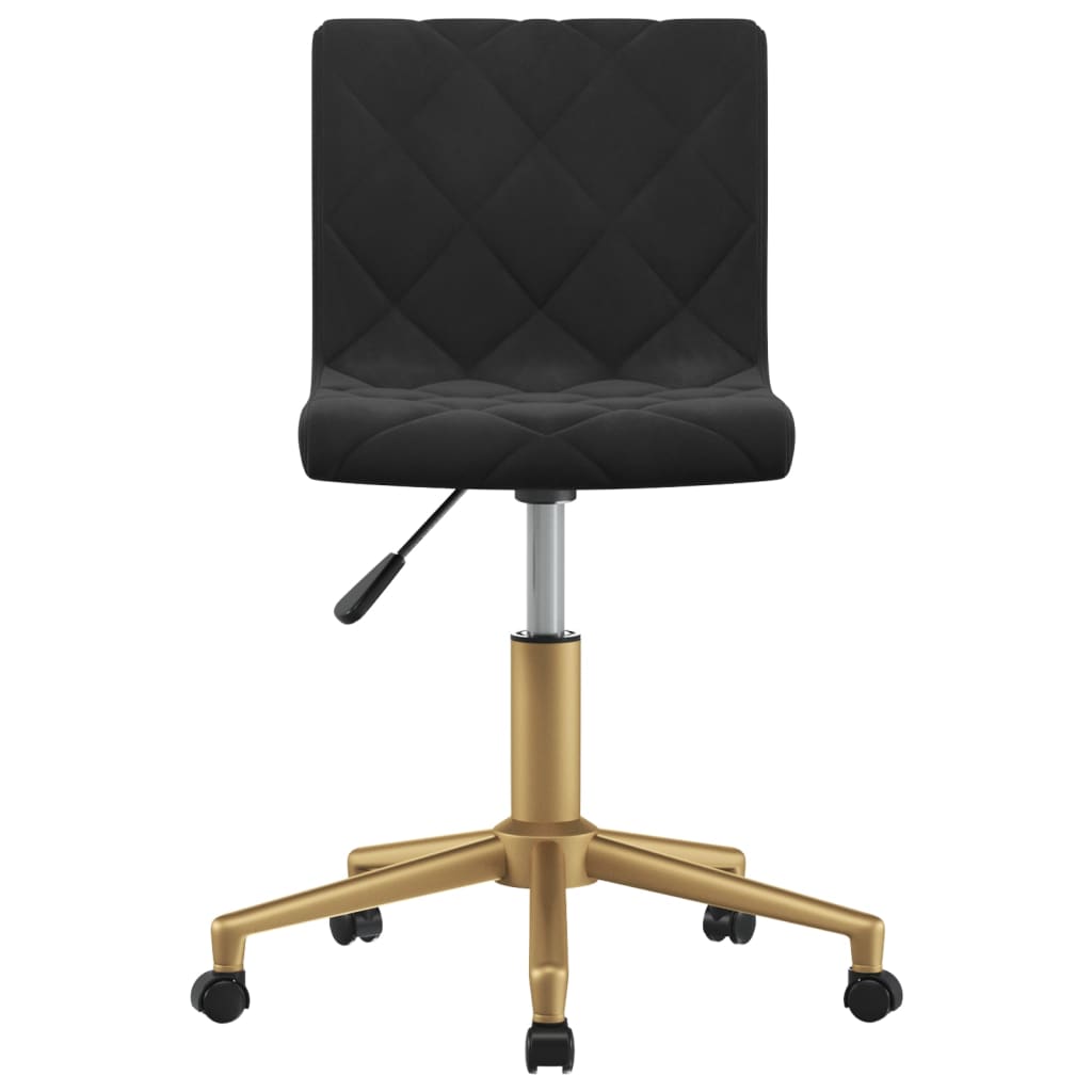 Esszimmerstuhl Drehbar Schwarz Samt