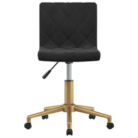 Thumbnail for Esszimmerstuhl Drehbar Schwarz Samt