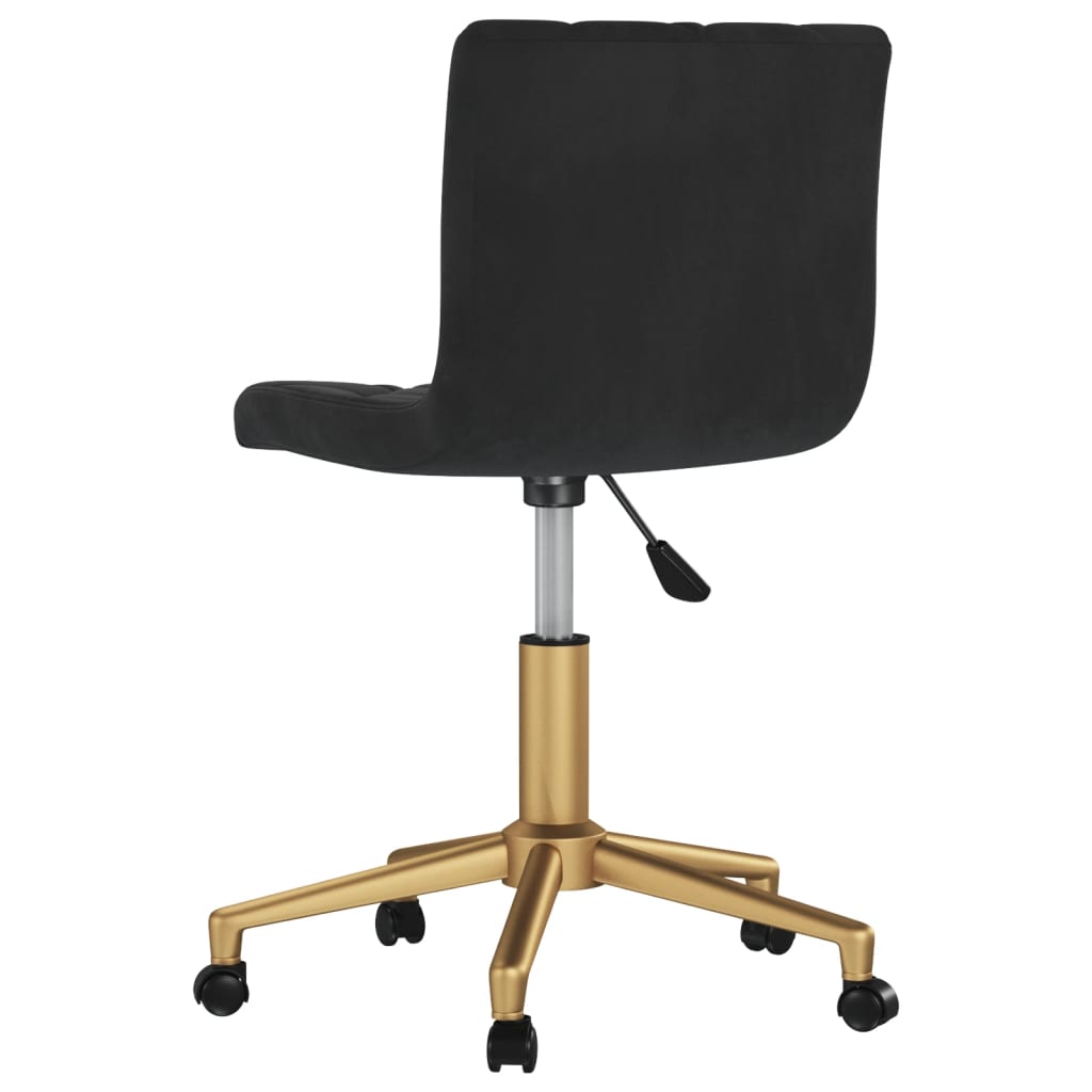 Esszimmerstuhl Drehbar Schwarz Samt