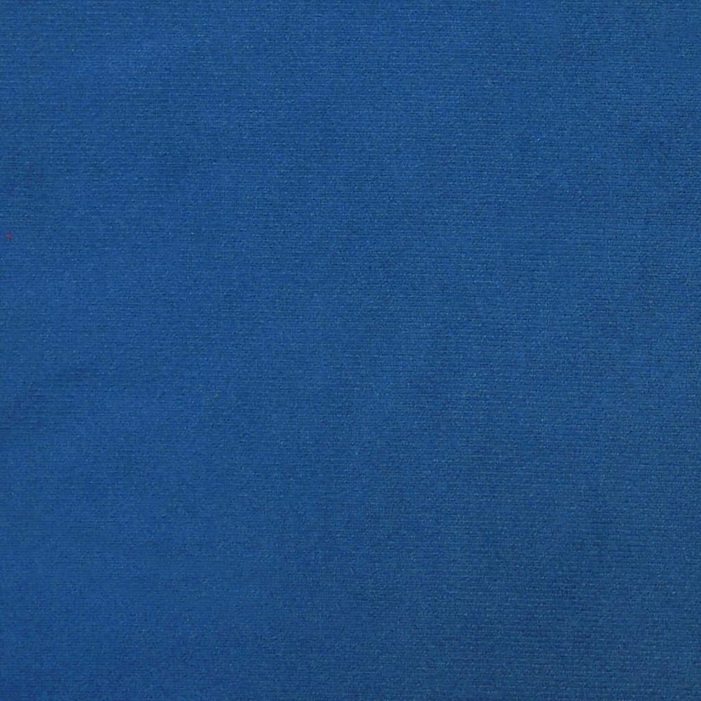 Esszimmerstühle 2 Stk. Drehbar Blau Samt