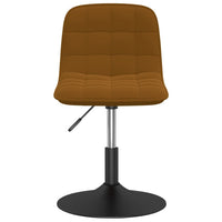 Thumbnail for Esszimmerstuhl Drehbar Braun Samt