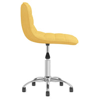 Thumbnail for Esszimmerstühle 2 Stk. Drehbar Senfgelb Stoff