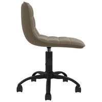 Thumbnail for Esszimmerstühle 2 Stk. Drehbar Hellgrau Samt