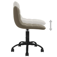 Thumbnail for Esszimmerstühle 2 Stk. Drehbar Hellgrau Samt