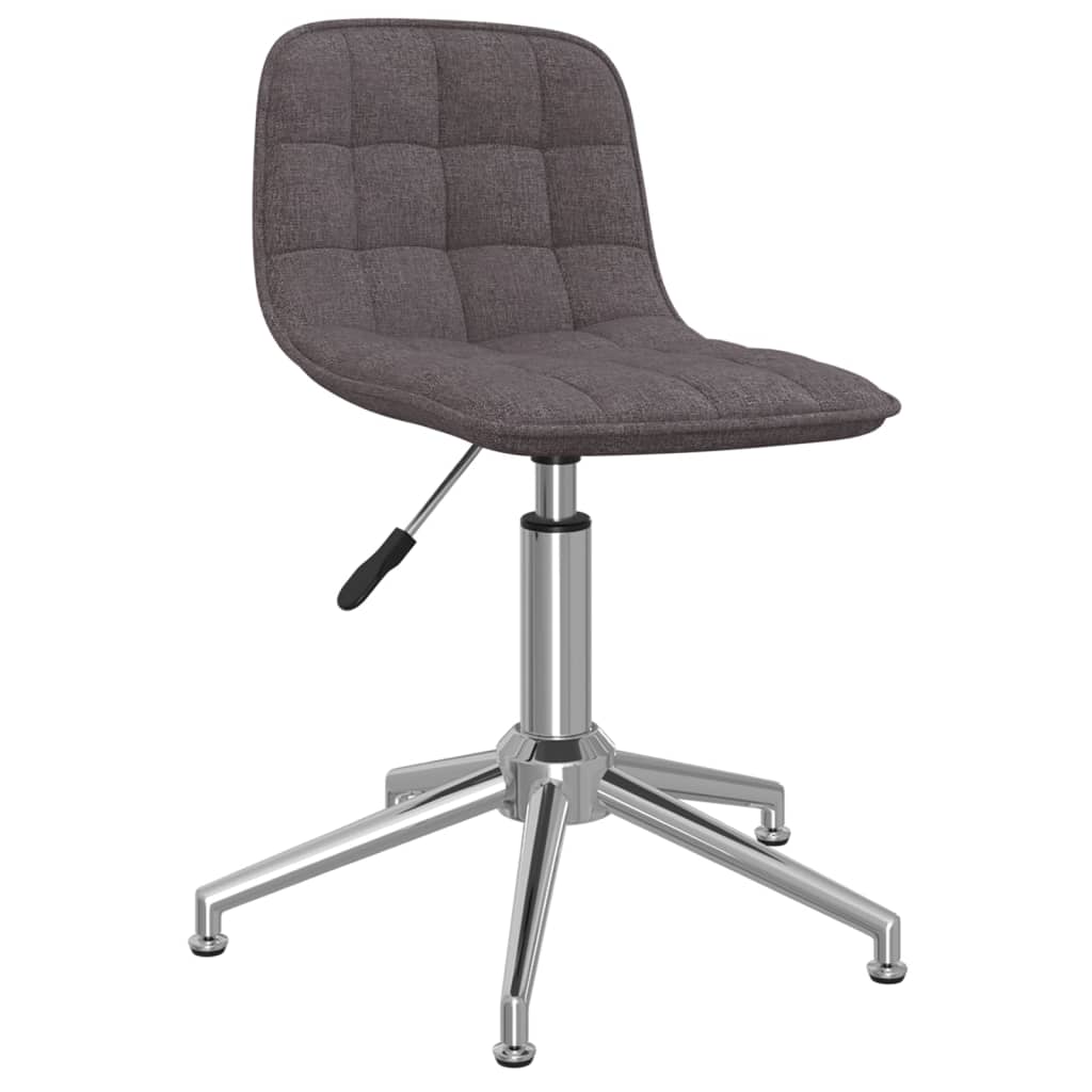 Esszimmerstühle 2 Stk. Drehbar Taupe Stoff