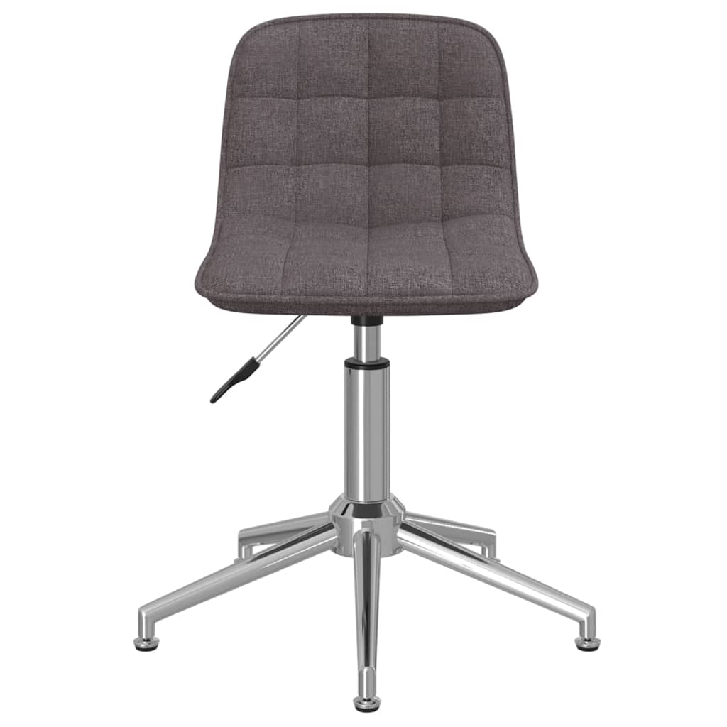 Esszimmerstühle 2 Stk. Drehbar Taupe Stoff