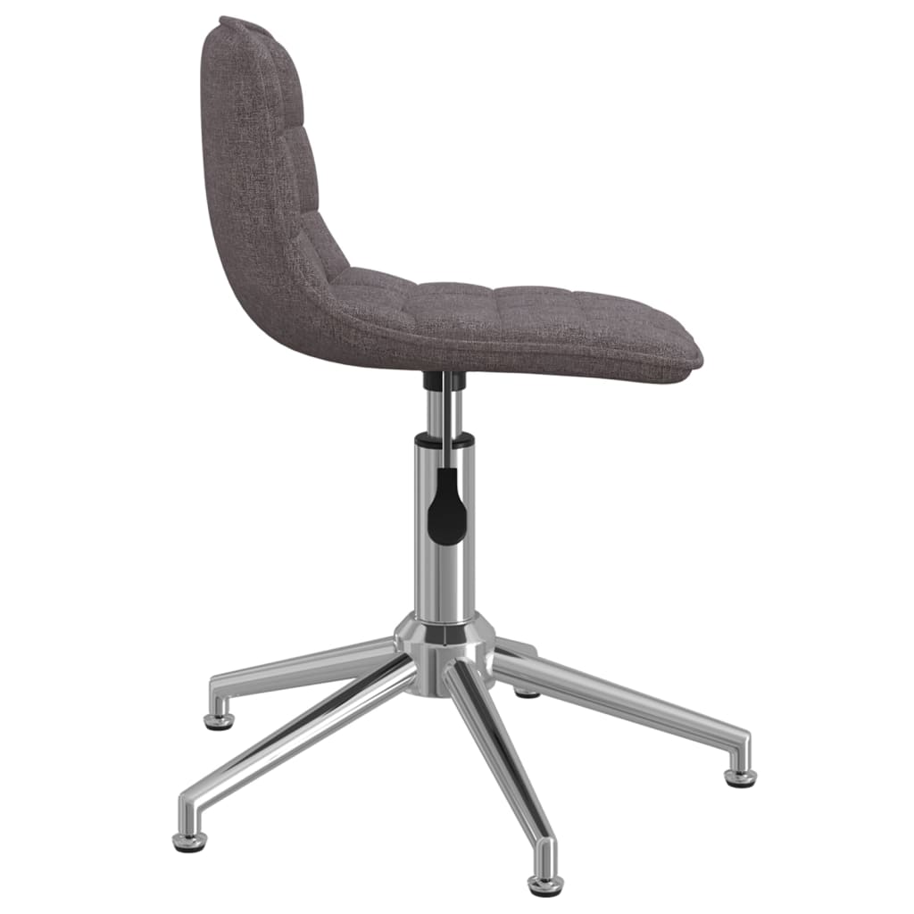 Esszimmerstühle 2 Stk. Drehbar Taupe Stoff