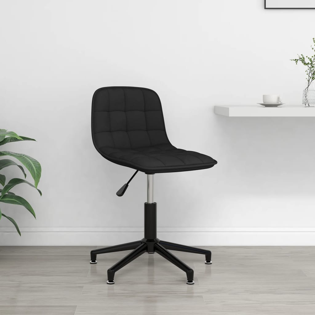 Esszimmerstuhl Drehbar Schwarz Samt