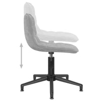 Thumbnail for Esszimmerstühle 2 Stk. Drehbar Hellgrau Samt