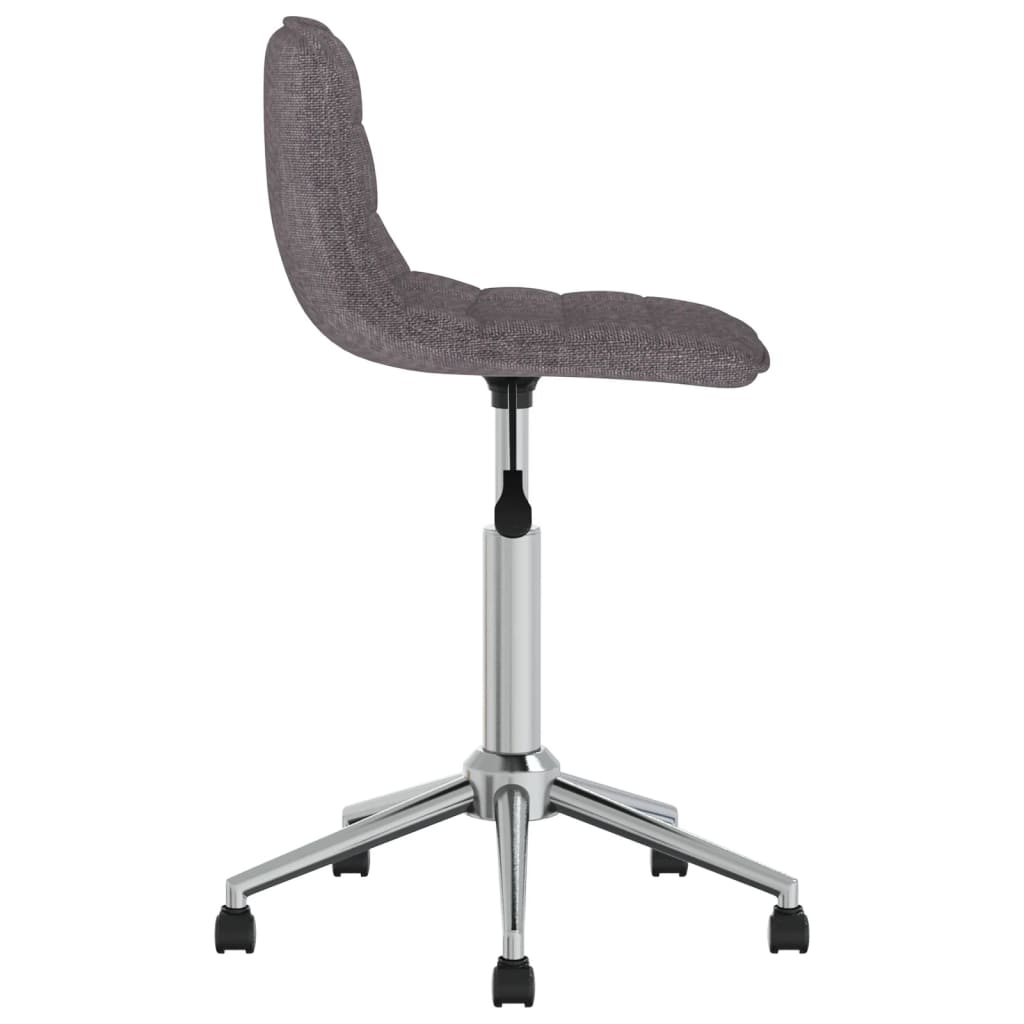 Esszimmerstühle 2 Stk. Drehbar Taupe Stoff