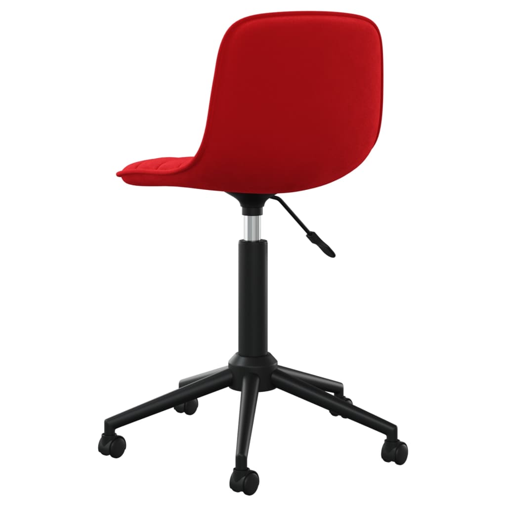 Esszimmerstuhl Drehbar Weinrot Samt