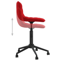 Thumbnail for Esszimmerstuhl Drehbar Weinrot Samt