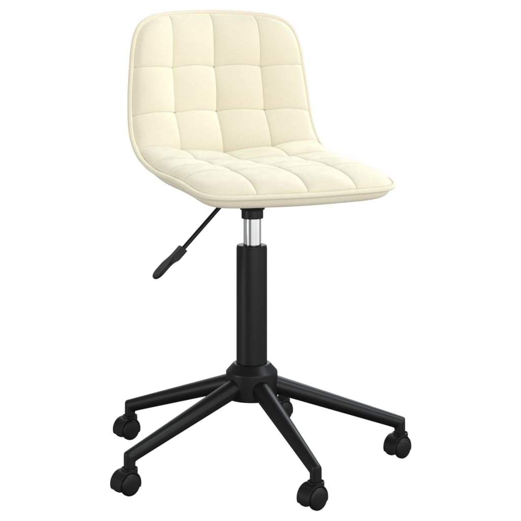 Esszimmerstühle 2 Stk. Drehbar Creme Samt