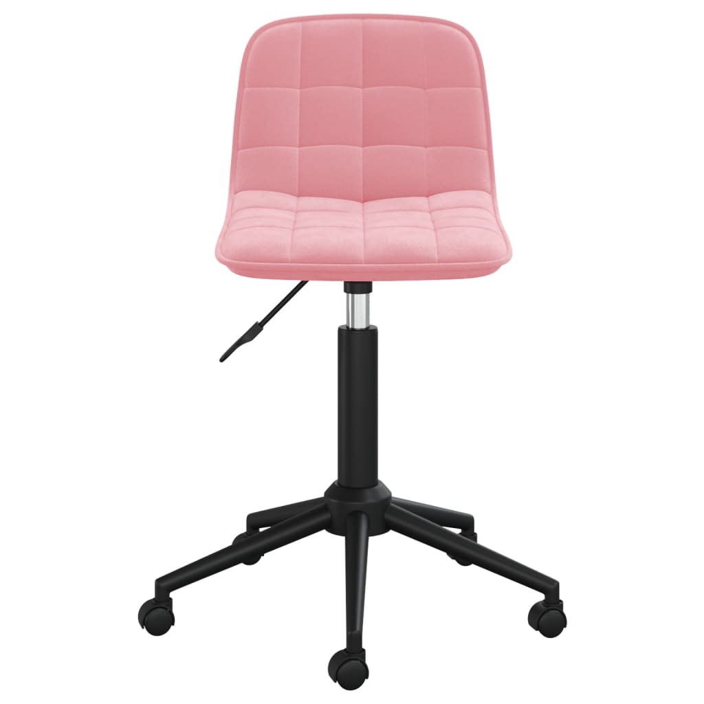 Esszimmerstühle 2 Stk. Drehbar Rosa Samt