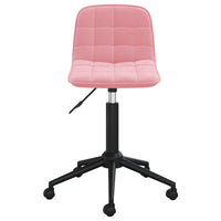 Thumbnail for Esszimmerstühle 2 Stk. Drehbar Rosa Samt