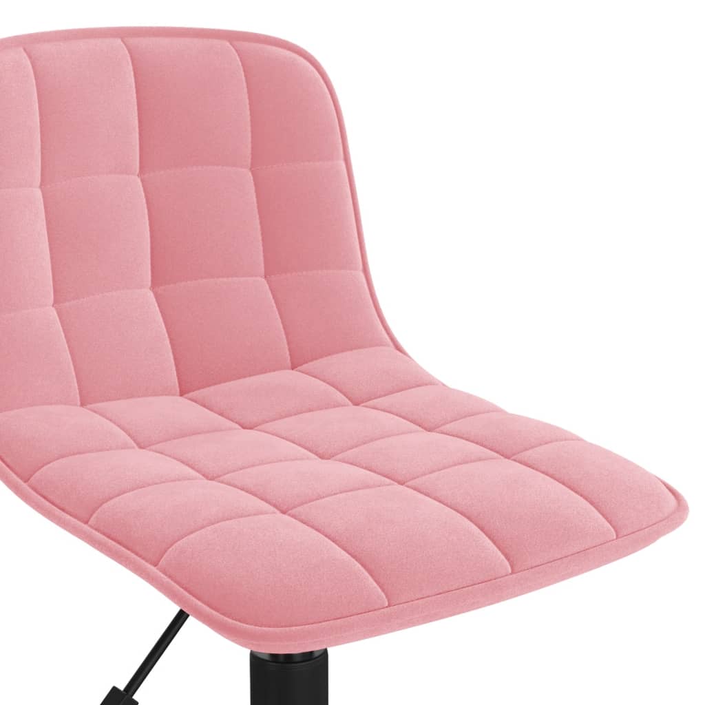 Esszimmerstühle 2 Stk. Drehbar Rosa Samt