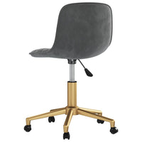 Thumbnail for Esszimmerstühle 2 Stk. Drehbar Dunkelgrau Samt