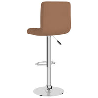 Thumbnail for Barhocker 2 Stk. Braun Stoff