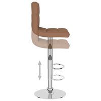 Thumbnail for Barhocker 2 Stk. Braun Stoff