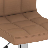 Thumbnail for Barhocker 2 Stk. Braun Stoff