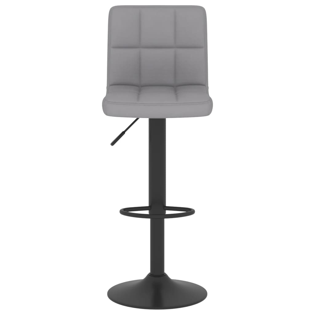 Barhocker 2 Stk. Hellgrau Stoff