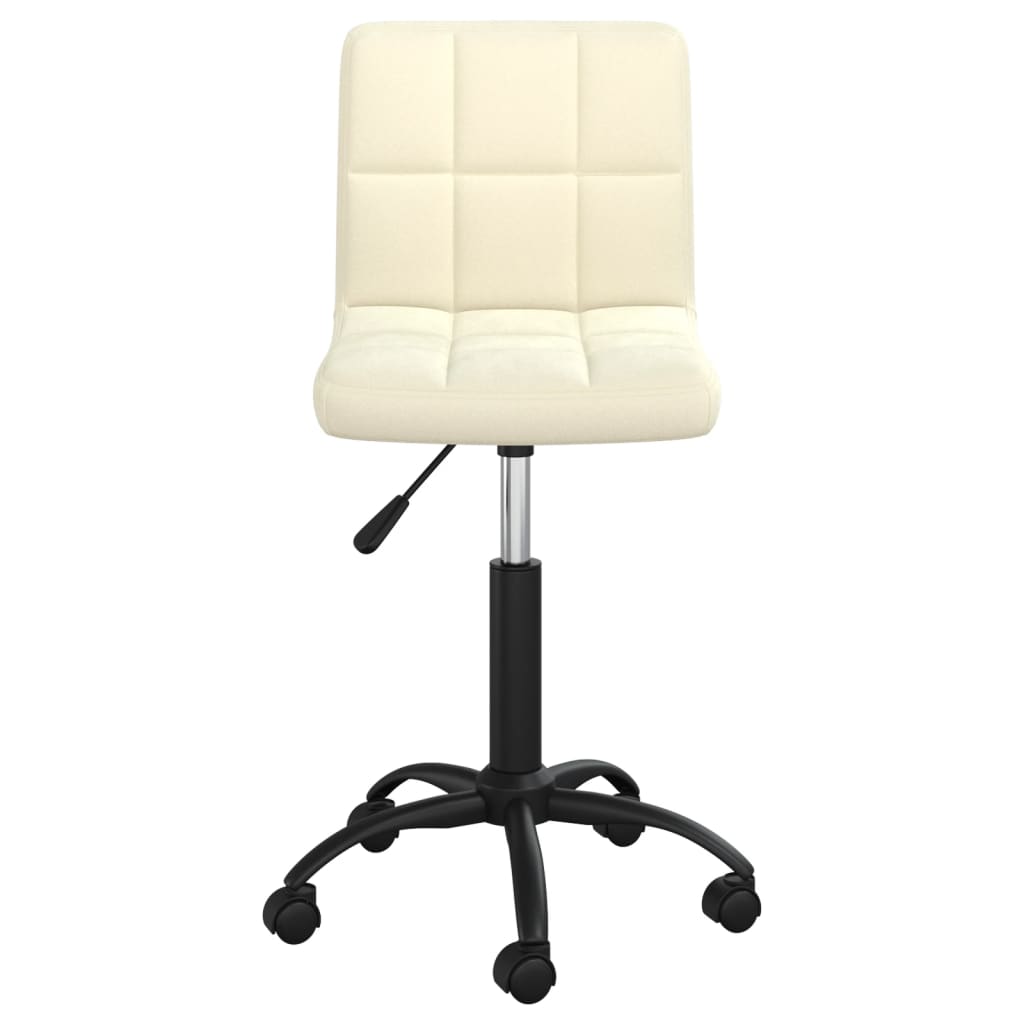 Esszimmerstühle 2 Stk. Drehbar Creme Samt