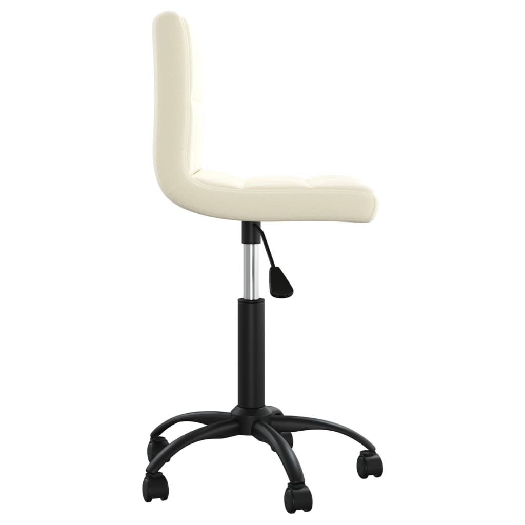 Esszimmerstühle 2 Stk. Drehbar Creme Samt