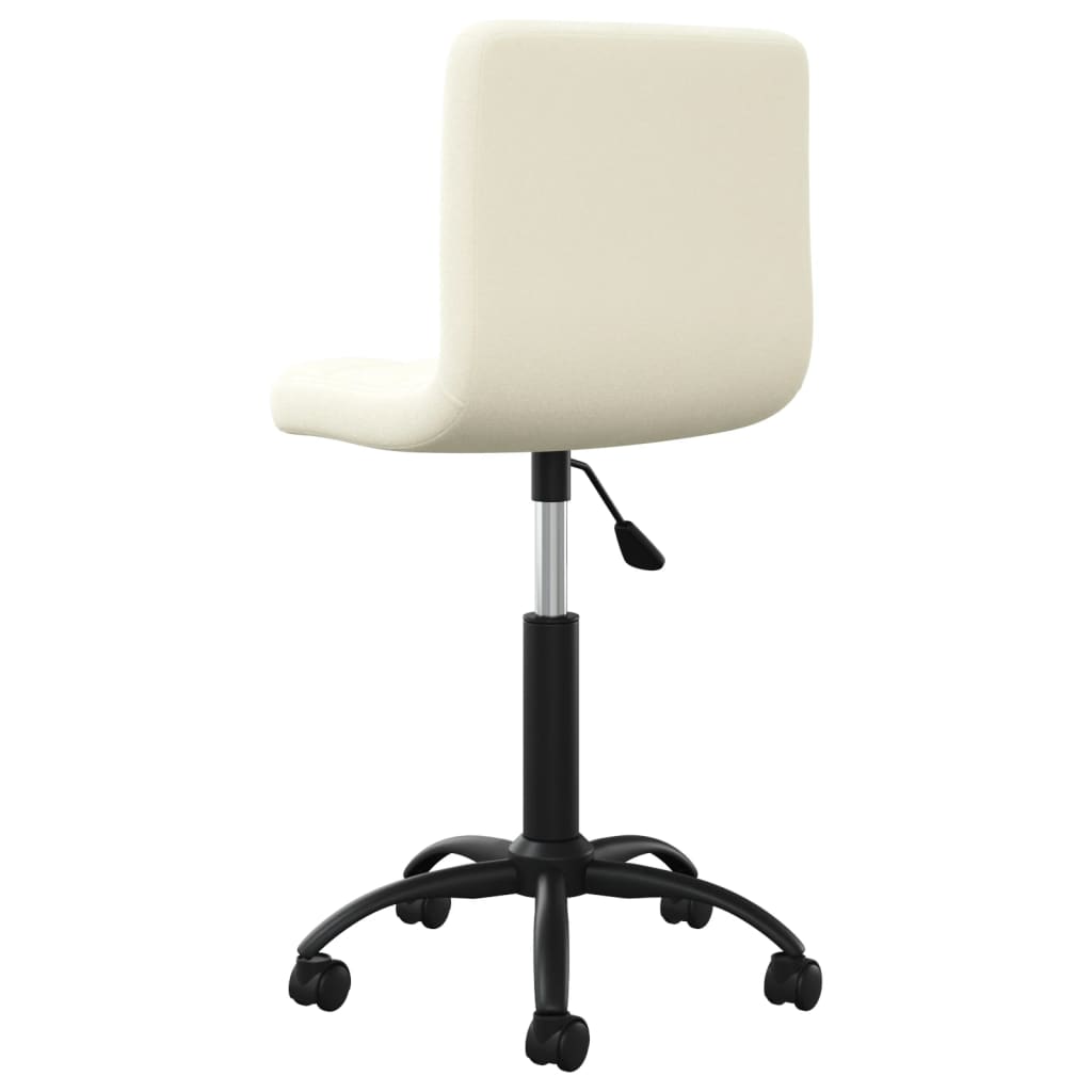Esszimmerstühle 2 Stk. Drehbar Creme Samt
