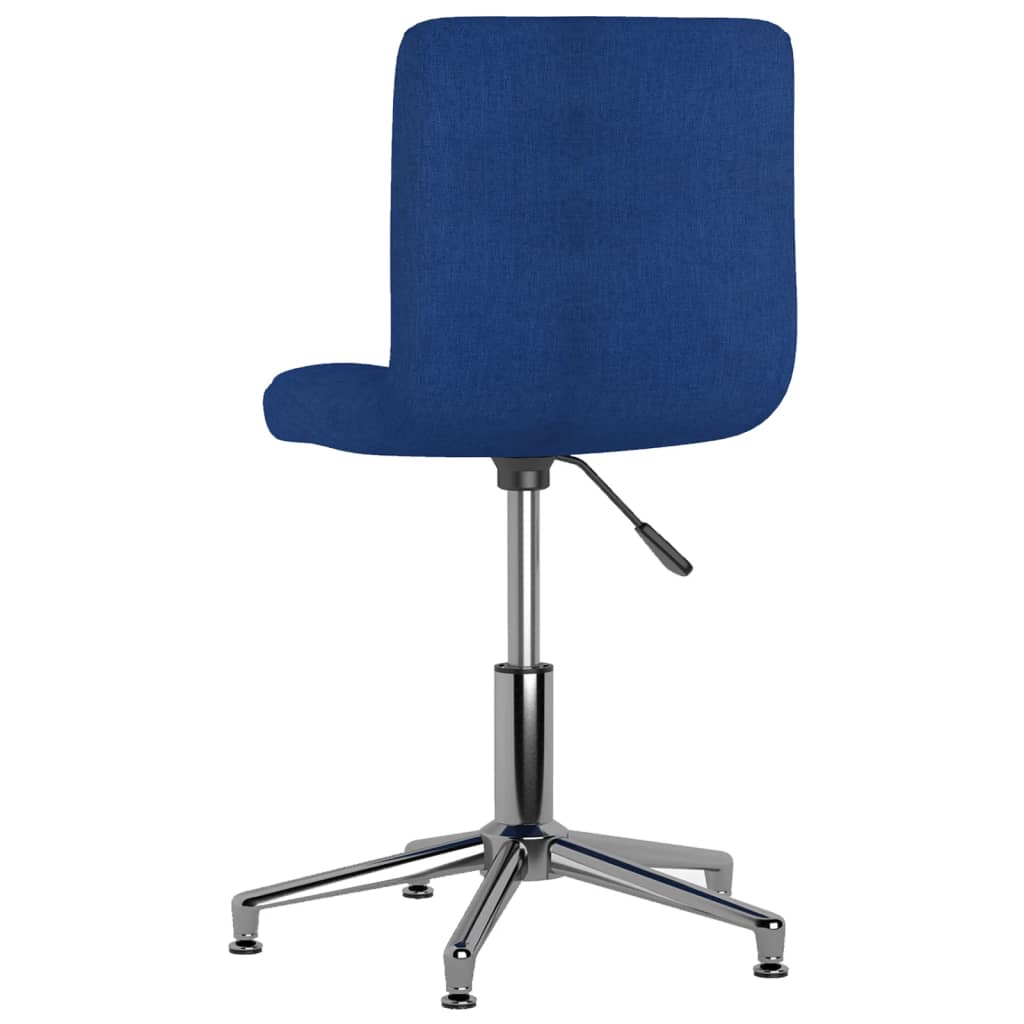 Esszimmerstühle 2 Stk. Drehbar Blau Stoff