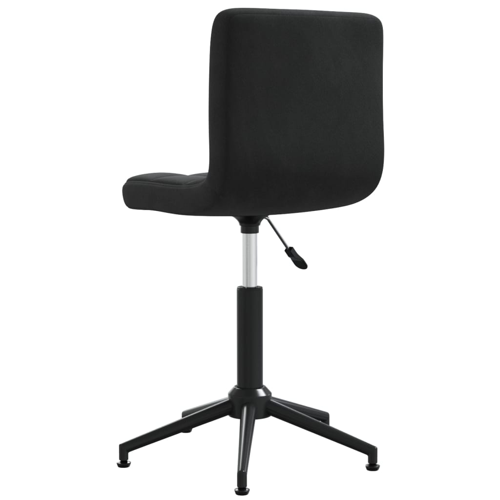 Esszimmerstühle 2 Stk. Drehbar Schwarz Samt