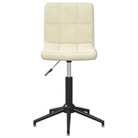 Thumbnail for Esszimmerstühle 2 Stk. Drehbar Creme Samt
