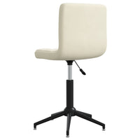 Thumbnail for Esszimmerstühle 2 Stk. Drehbar Creme Samt