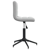 Thumbnail for Esszimmerstühle 2 Stk. Drehbar Hellgrau Samt