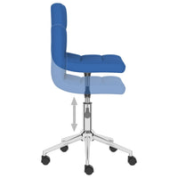 Thumbnail for Bürostuhl Drehbar Blau Stoff
